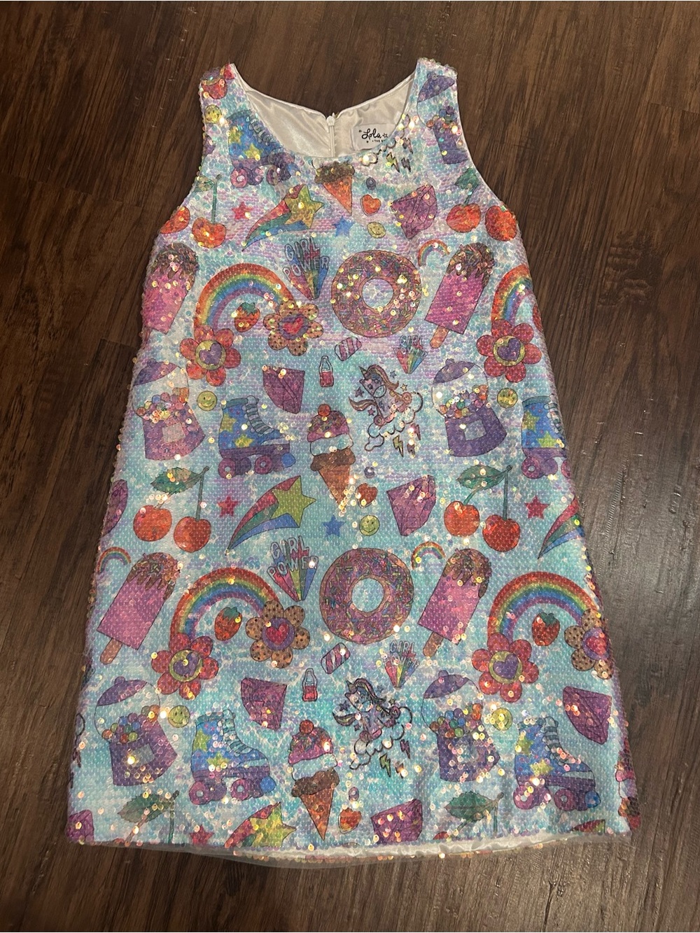 Lola + the Boys Fun Tank Dress! Sz:10! Perfect condition! 🌈 🦄
